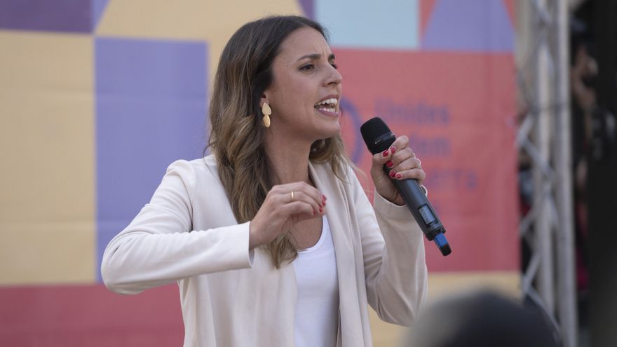 La ministra de Igualdad y secretaria de Acción de Gobierno, Irene Montero.