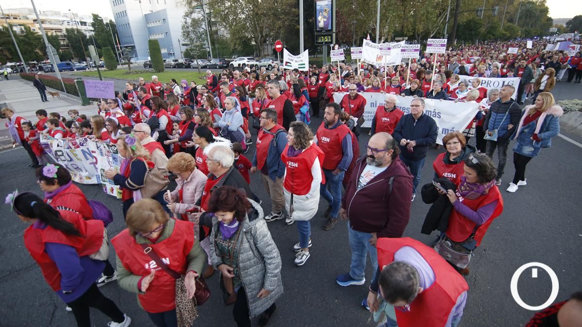 Manifestación contra la violencia machista 25N