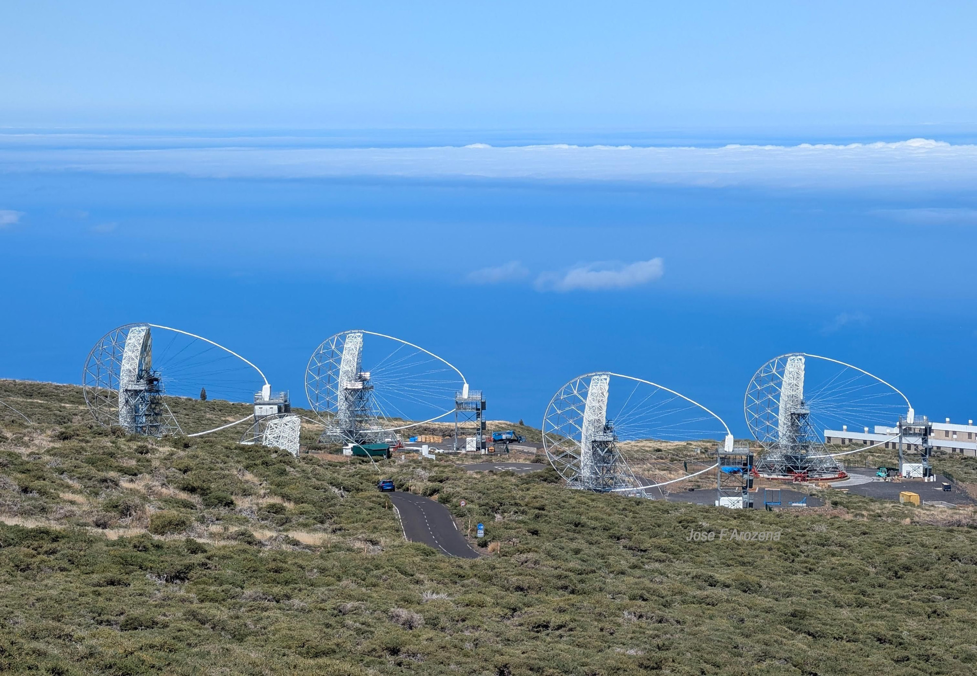 Red de Cherenkov Telescope Array Observatory (CTAO). JOSÉ F. AROZENA