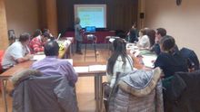 Uno de los talleres del proceso de participación ciudadana de Jaca. Foto: Aragón Participa