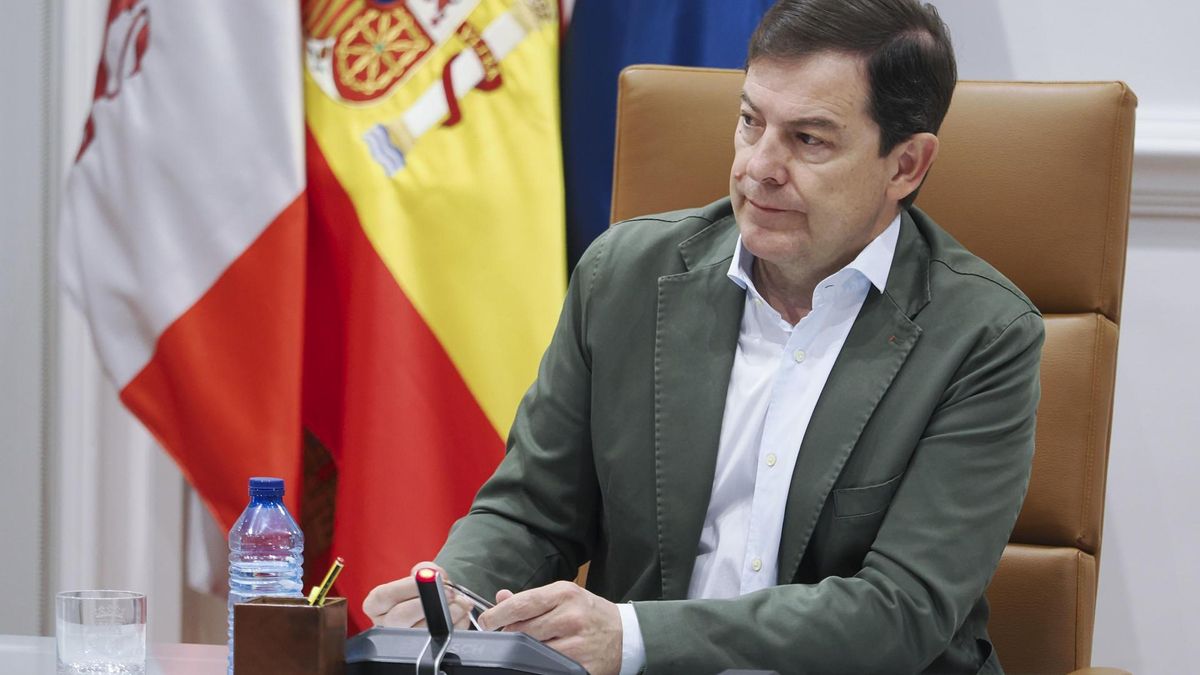 El presidente de la Junta de Castilla y León, Alfonso Fernández Mañueco