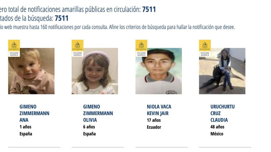 Interpol publica las fotos de Anna y Olivia Gimeno en su lista de desaparecidos mientras prosigue la búsqueda en Tenerife