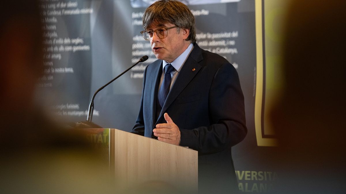 Puigdemont, en la 57ª edición de la Universitat Catalana d’Estiu.