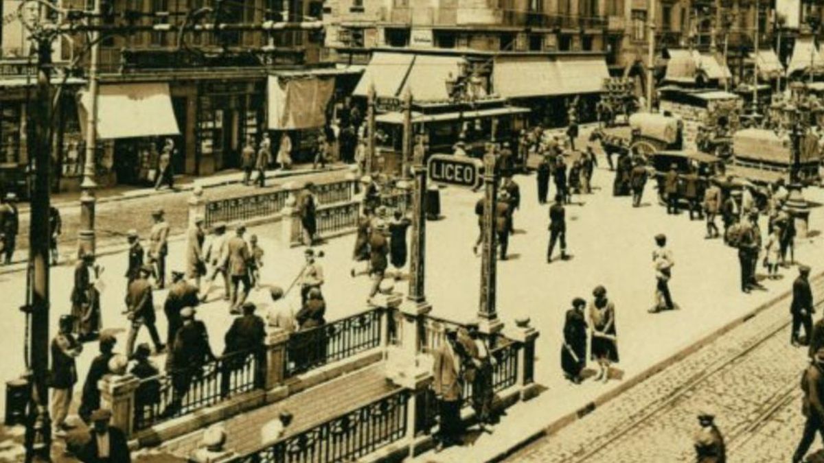 La intervención en la estación de Liceu se enmarca en el centenario del suburbano y pretende rescatar elementos que desaparecieron hace décadas