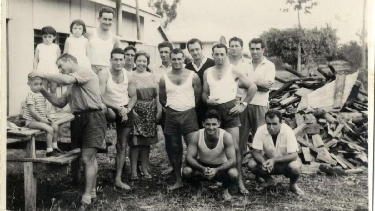 Familias de navarros emigrantes en Australia.