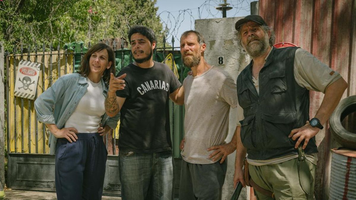 Malena Alterio, David Sainz, José Manuel Poga y Raúl Cimas en 'En fin'