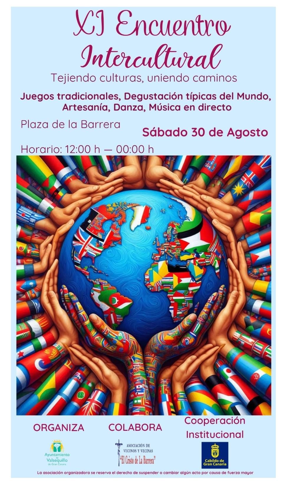 Cartel del encuentro cultural de Valsequillo.