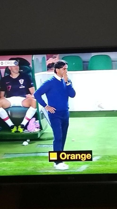 Publicidad durante el España-Croacia