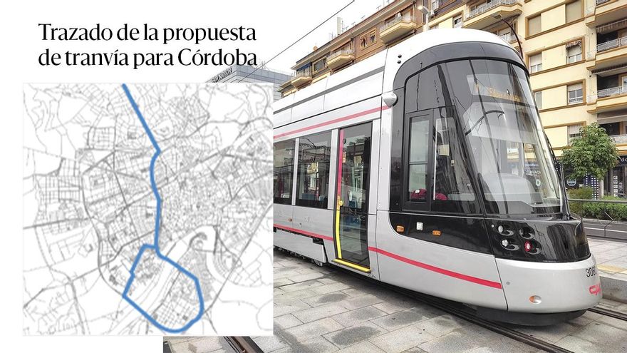 Once kilómetros y 25 paradas: el proyecto que ve a Córdoba como ciudad idónea para el tranvía
