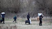 Refugiados sirios camino de Grecia
