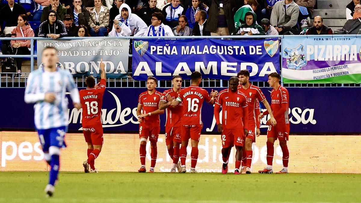 Las imágenes del Málaga CF - Córdoba CF
