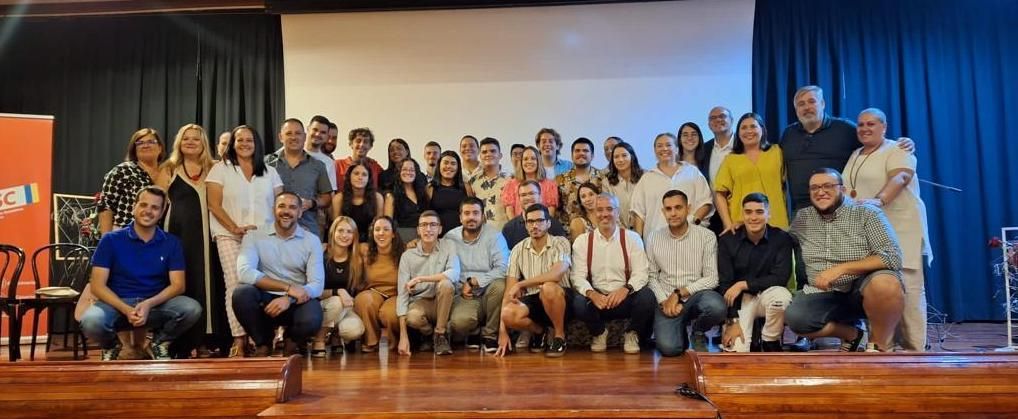 Asistentes al  VII Congreso Insular de las Juventudes Socialistas.