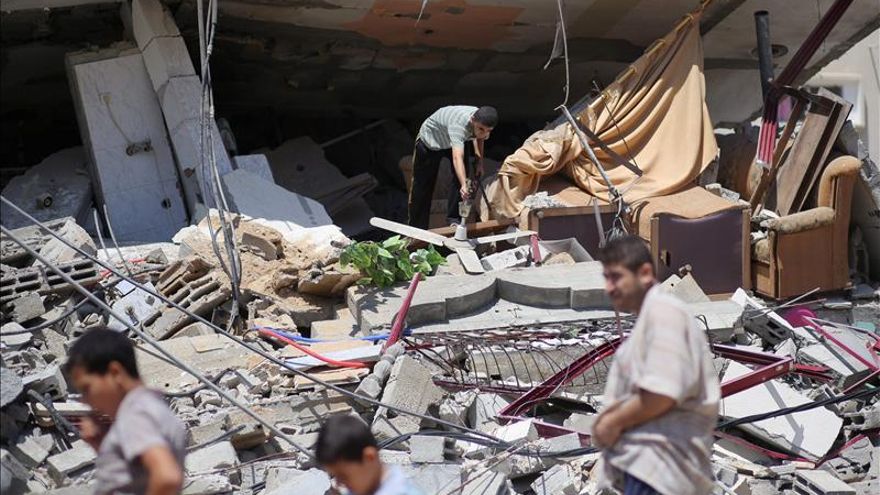 Un 25 por ciento de la población de Gaza obligada a abandonar el hogar, según la ONU. \ Efe