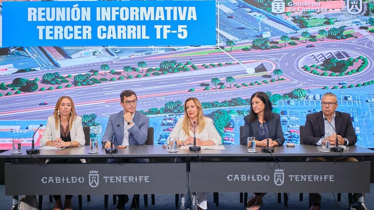 Las obras del tercer carril en la TF-5 en Guamasa, a punto de comenzar: estos son los trabajos y plazos previstos