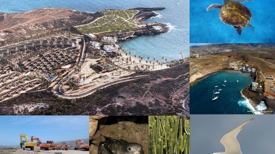 Campaña de recogida de firmas contra el proyecto turístico en el Puertito de Adeje