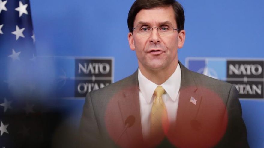 En la imagen el Secretario de Defensa de Estados Unidos, Mark Esper.