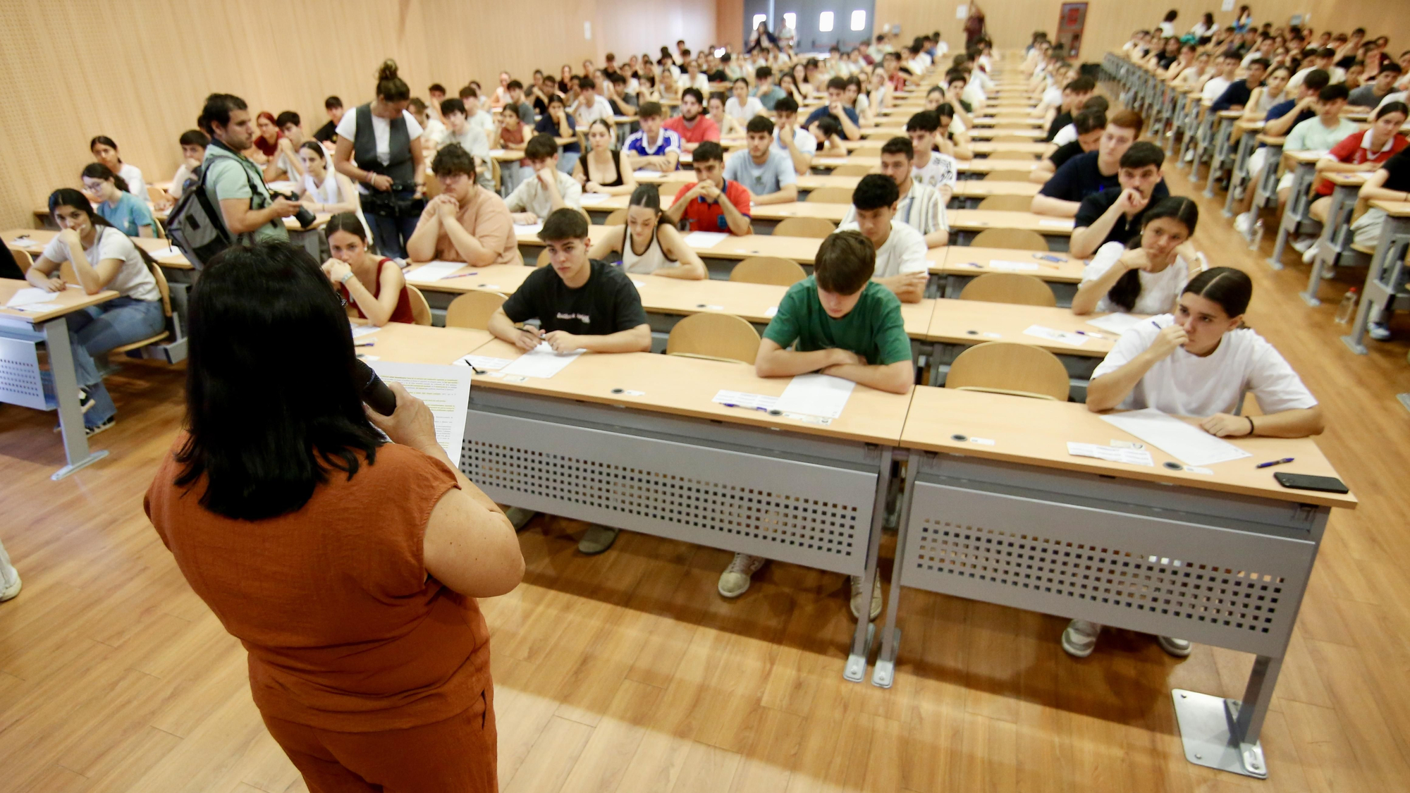 Inicio de las Pruebas de Evaluación de Bachillerato para el Acceso a la Universidad