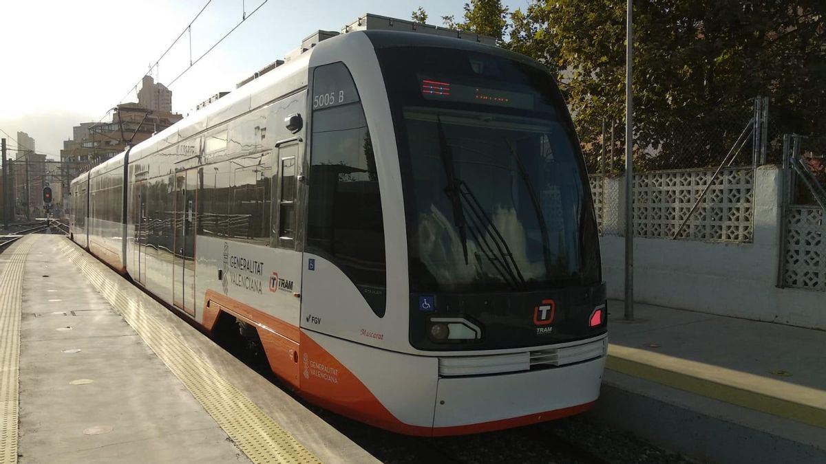 Tren dual del TRAM de Alilcante.