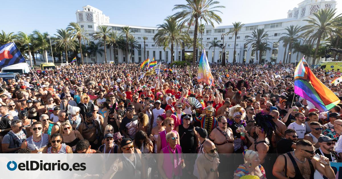 La marcha reivindicativa del  Winter Pride  de Maspalomas reúne a unas 40.000 personas