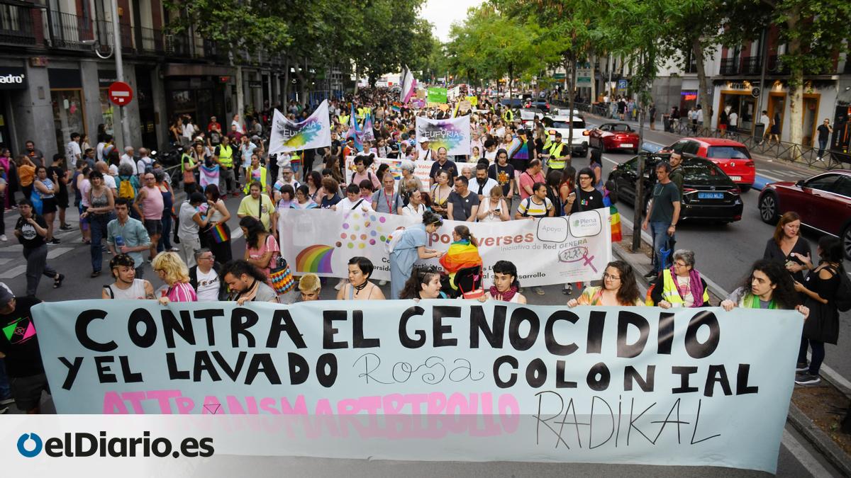 Arranca el Orgullo Crítico de Madrid que pide el fin del genocidio en Gaza