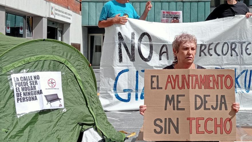 La "invisible" muerte de Irune, una mujer sin hogar hallada sin vida en un cajero automático de Barakaldo