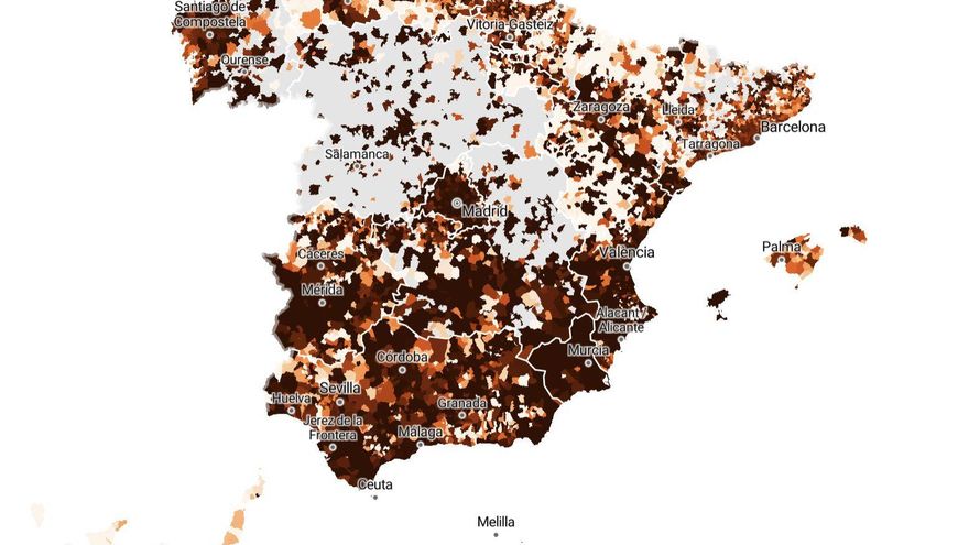 La incidencia acumulada por municipios a 26 de enero