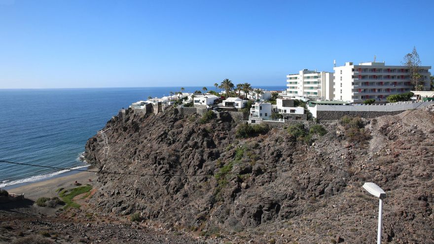 La crisis climática amenaza a los hoteles que Gran Canaria construyó en fuertes pendientes y barrancos