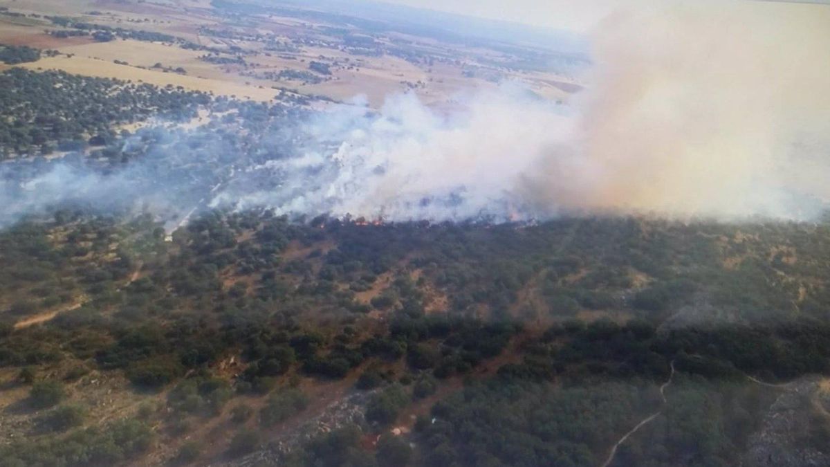 Imagen del incendio.