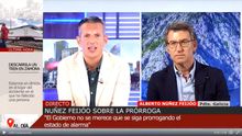 Entrevista con Alberto Núñez Feijóo en Cuatro
