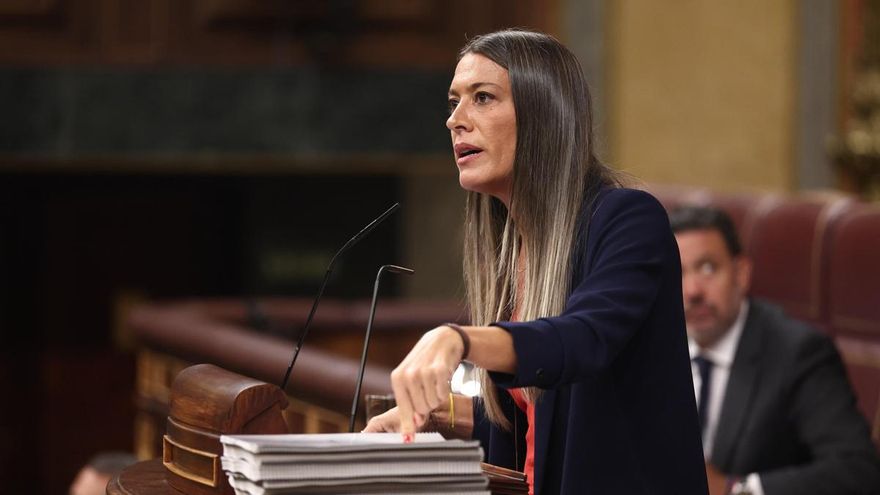 Archivo - La portavoz de Junts en el Congreso, Miriam Nogueras
