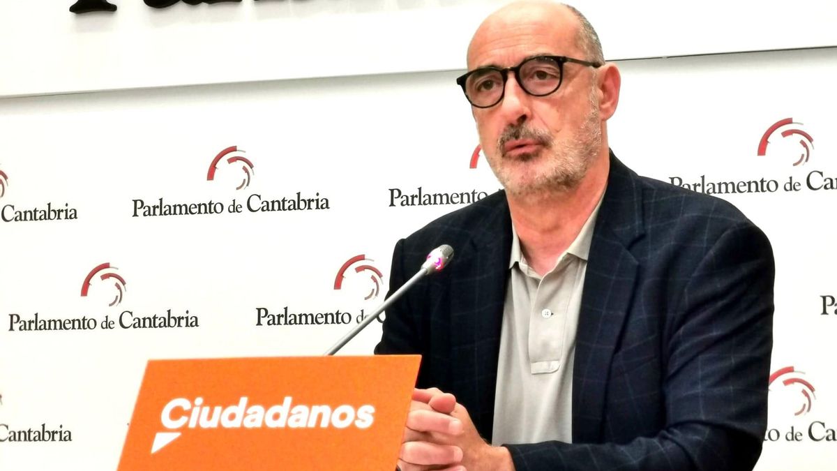 El coordinador de Cs Cantabria y portavoz del grupo parlamentario, Félix Álvarez