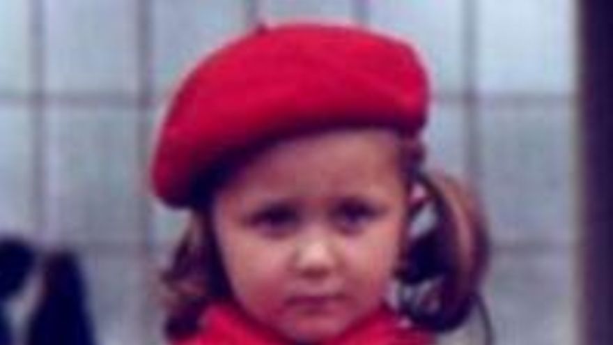 Victoria Rosell, de niña