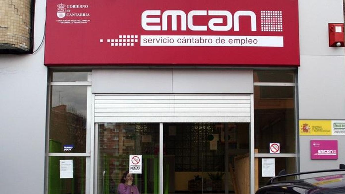 Oficina de empleo en Santander.