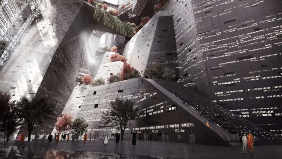 The Line se reduce a una mínima fracción de su tamaño prometido y pierde ritmo de construcción