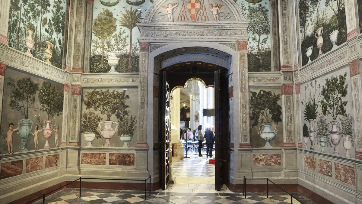 Las pinturas de Juan de Borgoña del zaguán de la Catedral de Toledo recuperan su esplendor