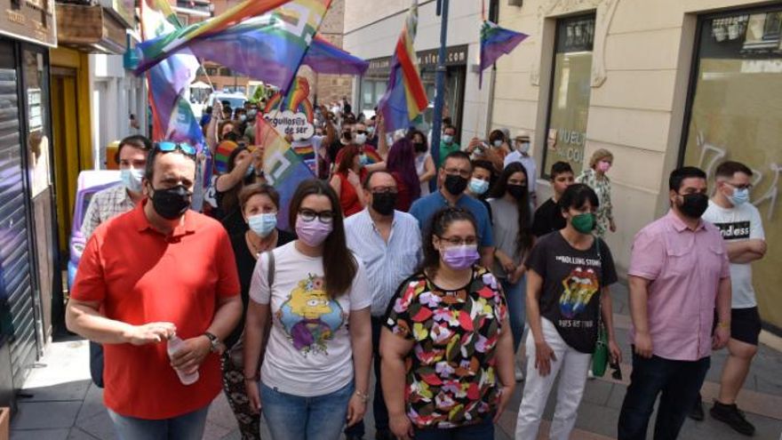Manifestación de reivindicación de la igualdad del colectivo LGTBI en Talavera de la Reina