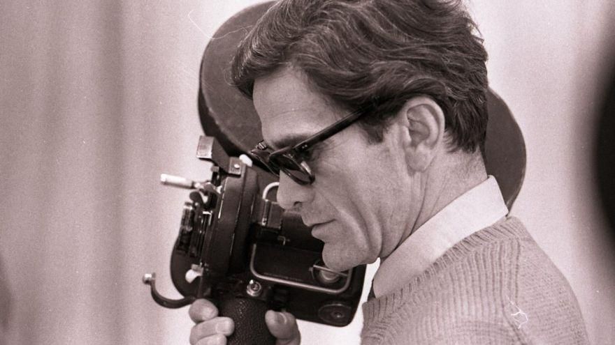 Pasolini en el set de 'Teorema' (1968)