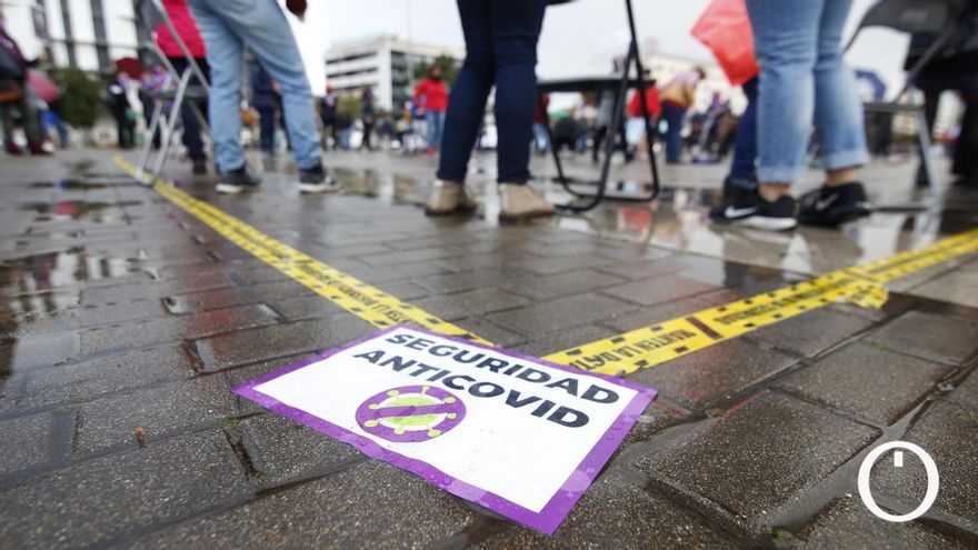 Imagen de las medidas de seguridad de la concentración