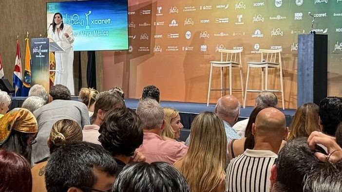 La alcaldesa de Alcobendas, del PP, asiste a los premios Platino en Riviera Maya a los que no acudió Ayuso