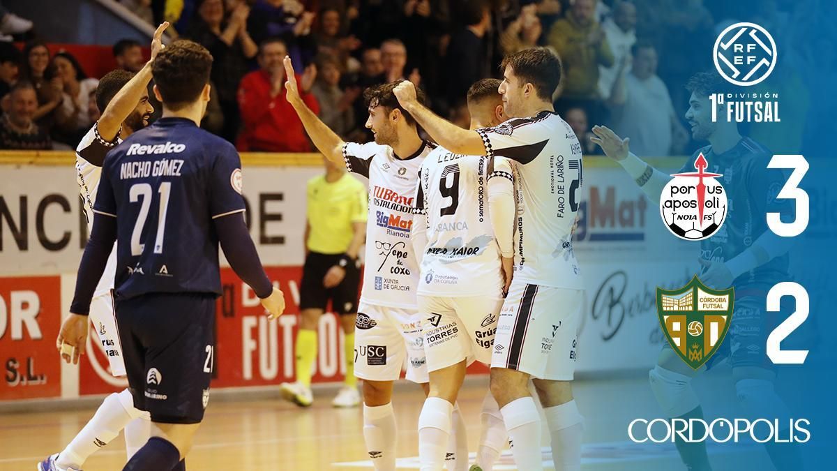 El Córdoba Patrimonio tropieza en el fortín de Noia y aprieta la lucha por la Copa de España