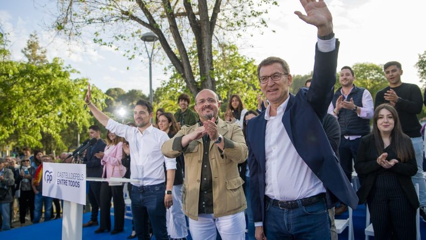 Feijóo se enmaraña con Puigdemont en el intento de ensanchar su electorado en Catalunya y Euskadi