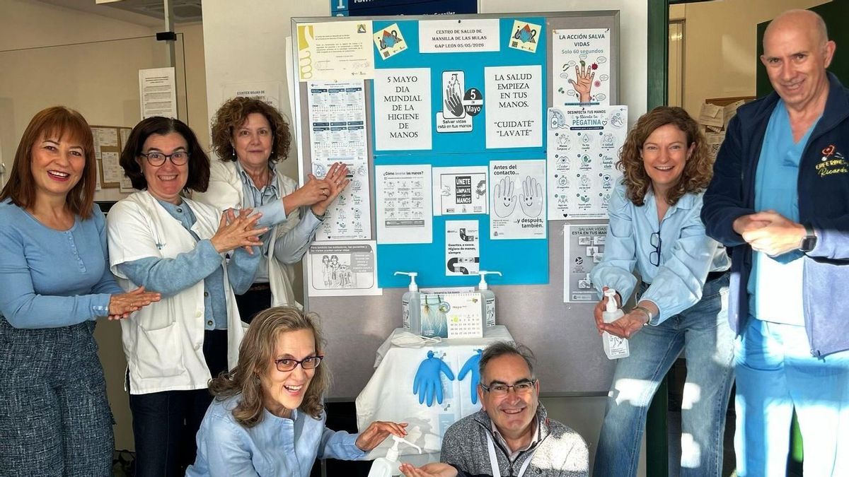 El área de Salud de León celebra el Día Mundial de la Higiene de Manos con actividades para profesionales y pacientes
