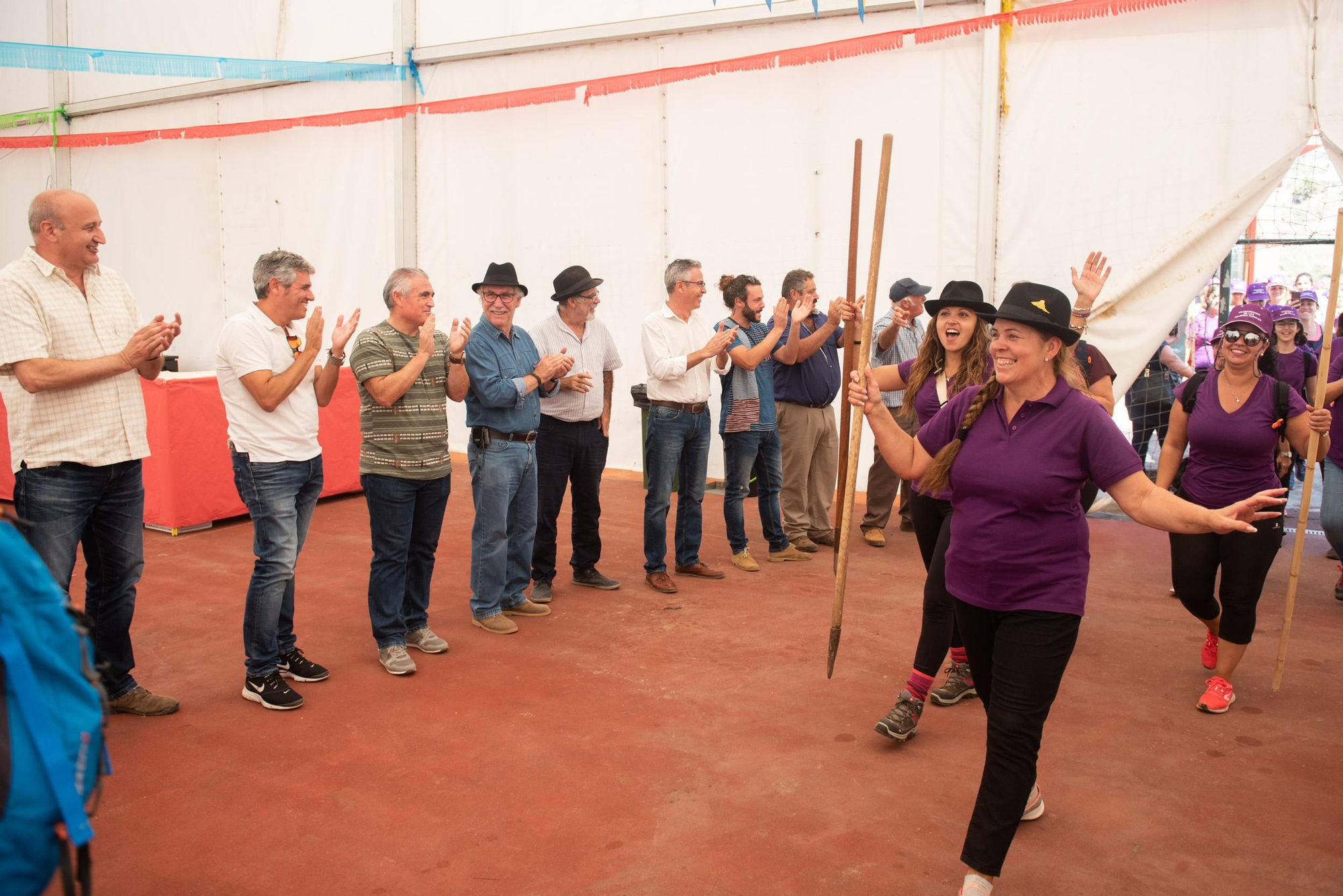 Primera trashumancia femenina en Canarias.