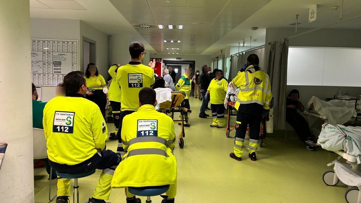 Urgencias "colapsadas" en el Hospital Universitario de Toledo