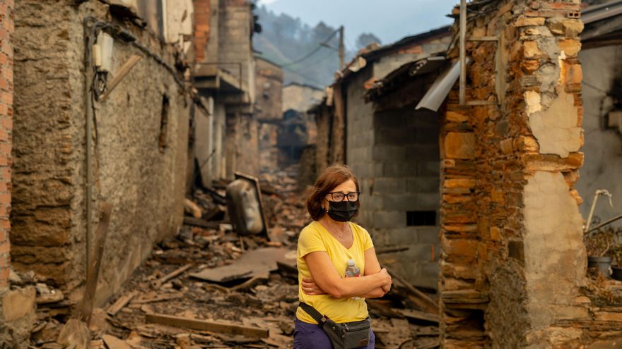 Héroes anónimos en la batalla contra los megaincendios de Galicia