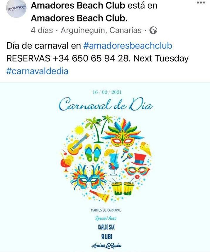 Actuaciones programadas para este martes en una terraza del sur de Gran Canaria.