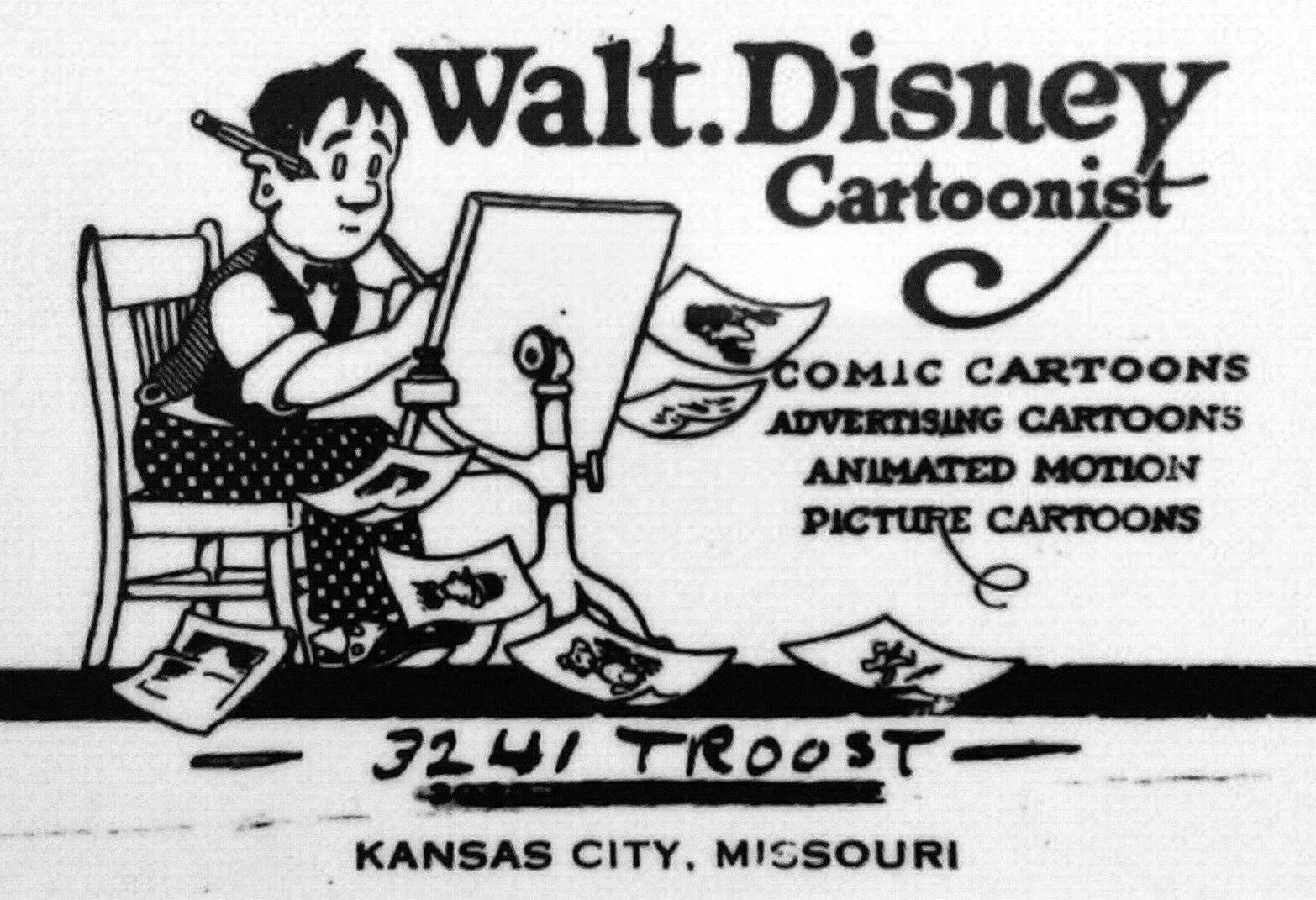 Aunque su padre veía el dibujo como una pérdida de tiempo, Walt encontraba en esa actividad una vía de escape