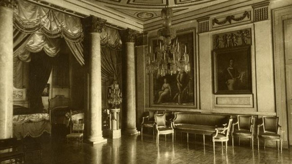 Este era el aspecto señorial del dormitorio del palau que ahora el gran público puede visitar