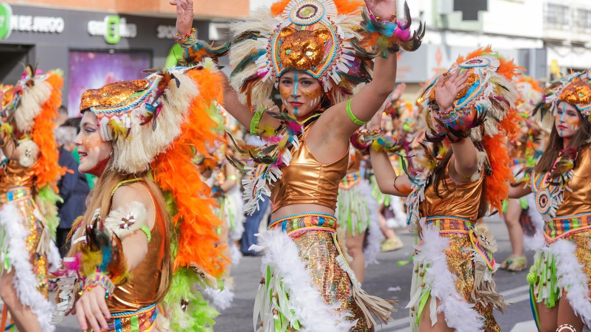 Desfile de Carnaval en Mérida este martes