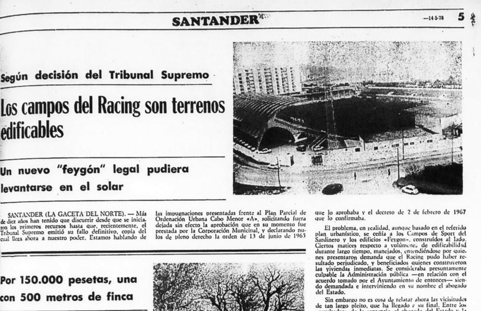 Información publicada el 14 de mayo de 1978 en La Gaceta del Norte.